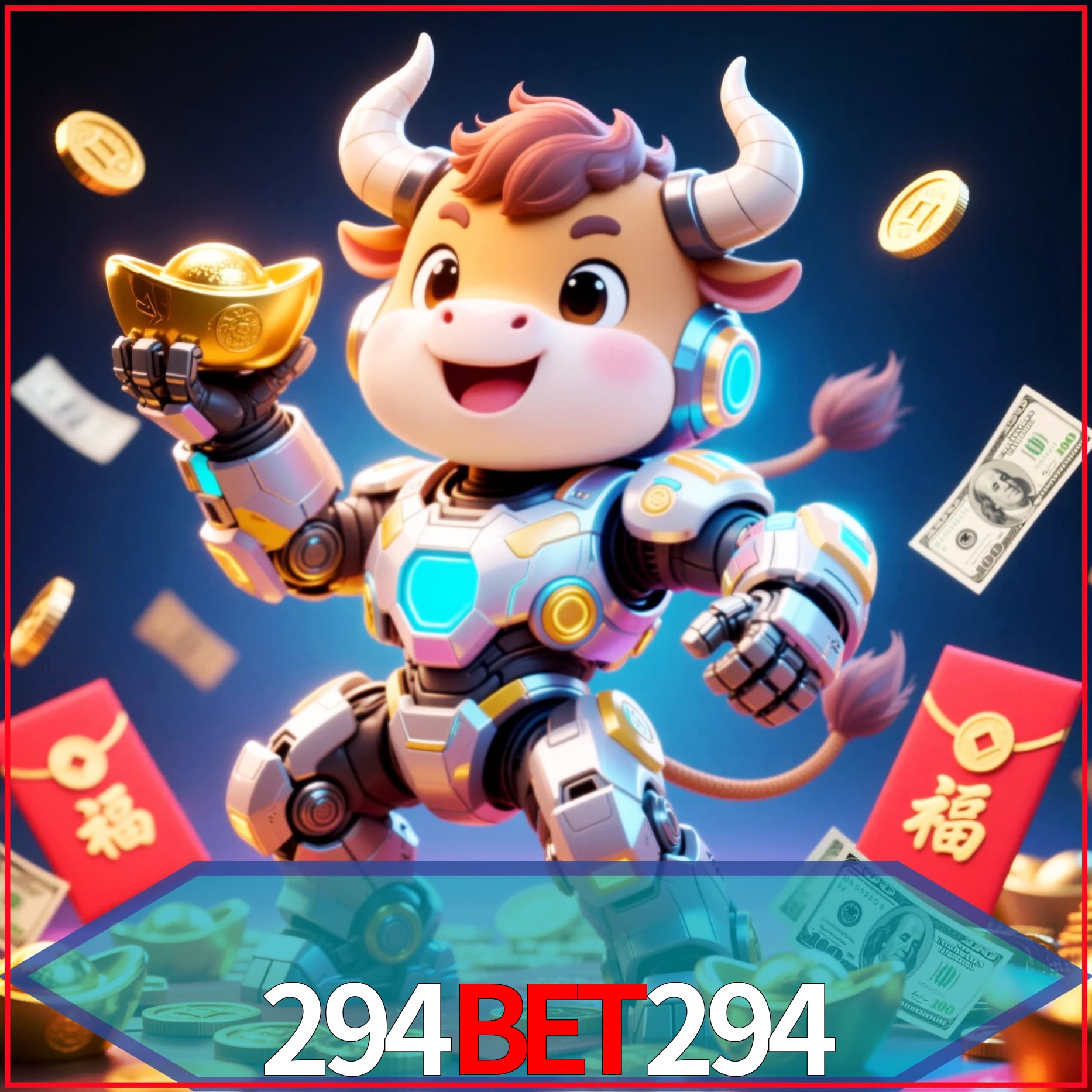 Slot machine 3D icon with number 7 and 1